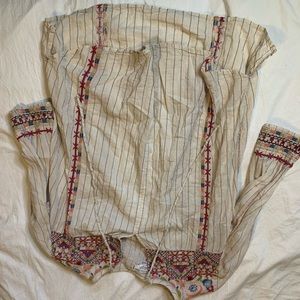 Johnny was hand embroidered tunic